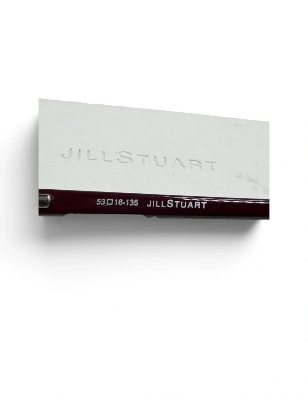 Jill Stuart JS 416-2 Women’s Eyeglasses 53-16-135 Gray Tortoise Burgundy w Case